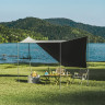 Палатка NATUREHIKE ANGO AUTOMATIC CNK2550WS010 малая, c навесом, светло-серая с серым 6927595785782