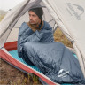 Ультралёгкий спальный мешок NATUREHIKE 6927595777978L тип конверт LW180 лето Blue, молния слева размер XL